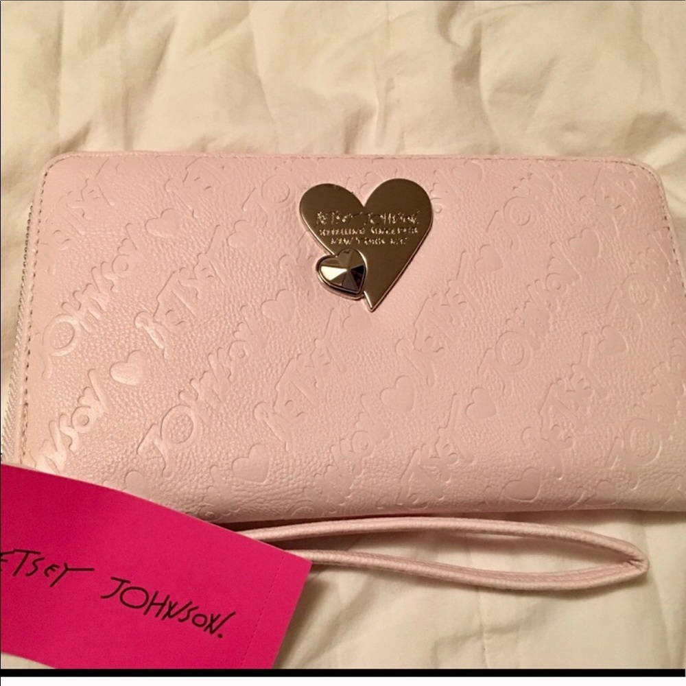 New Betsey Johnson Clutch Wallet
